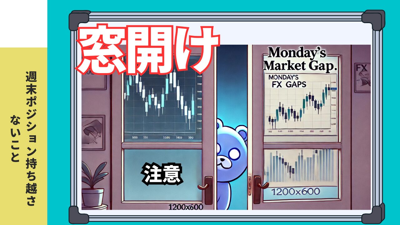 週明けの窓開けで大損！？FXトレーダーが知っておくべき週末リスク